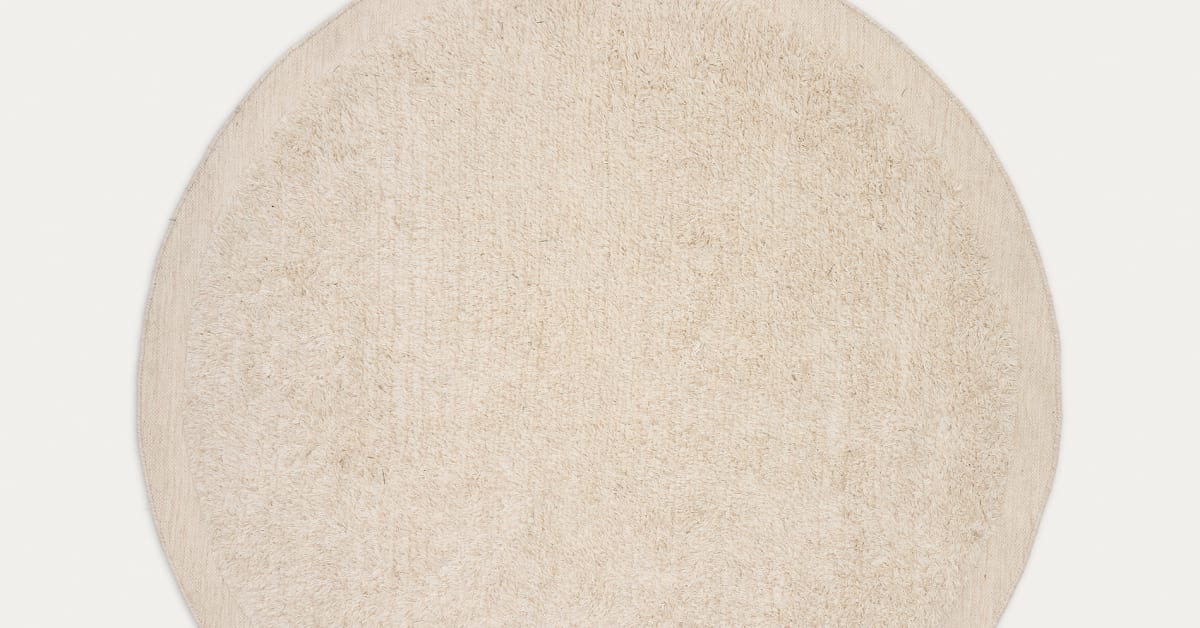 Marely round white wool rug Ø 200 cm | Kave Home International