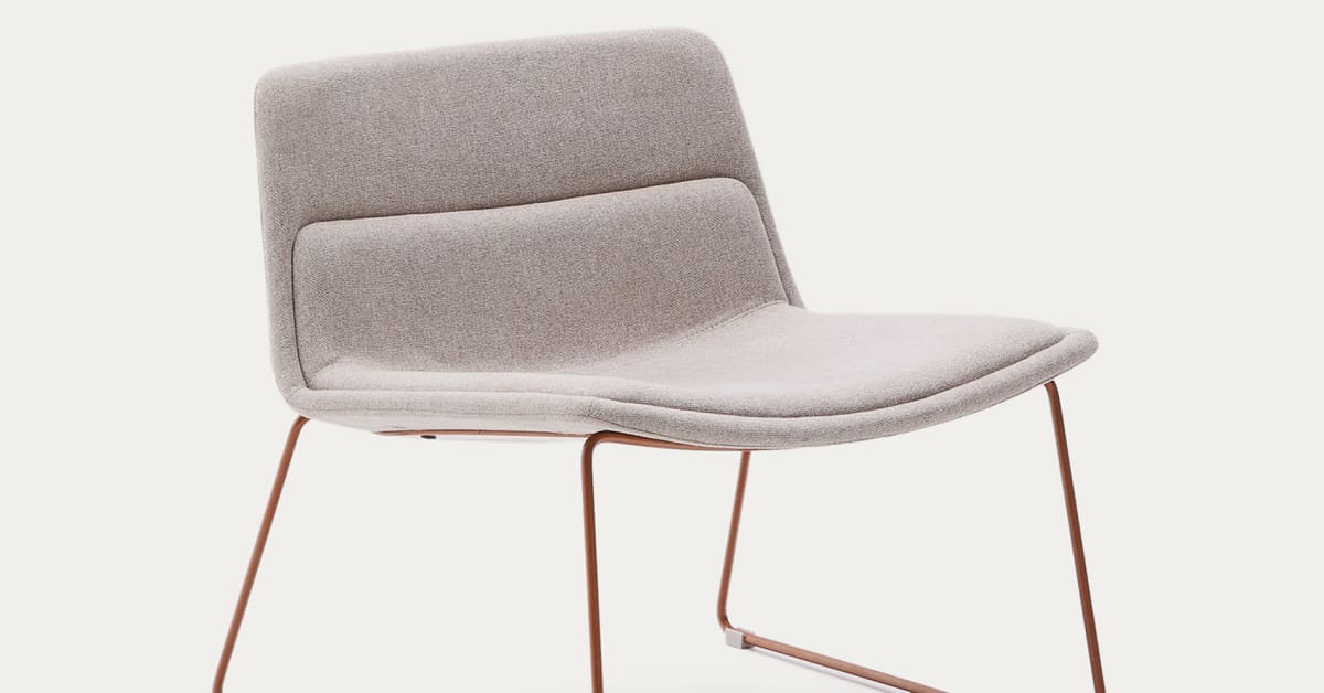 【美品】S'more Alumi High Armchair 2脚セッ Upholstered armchair with stainless steel frame - Angel