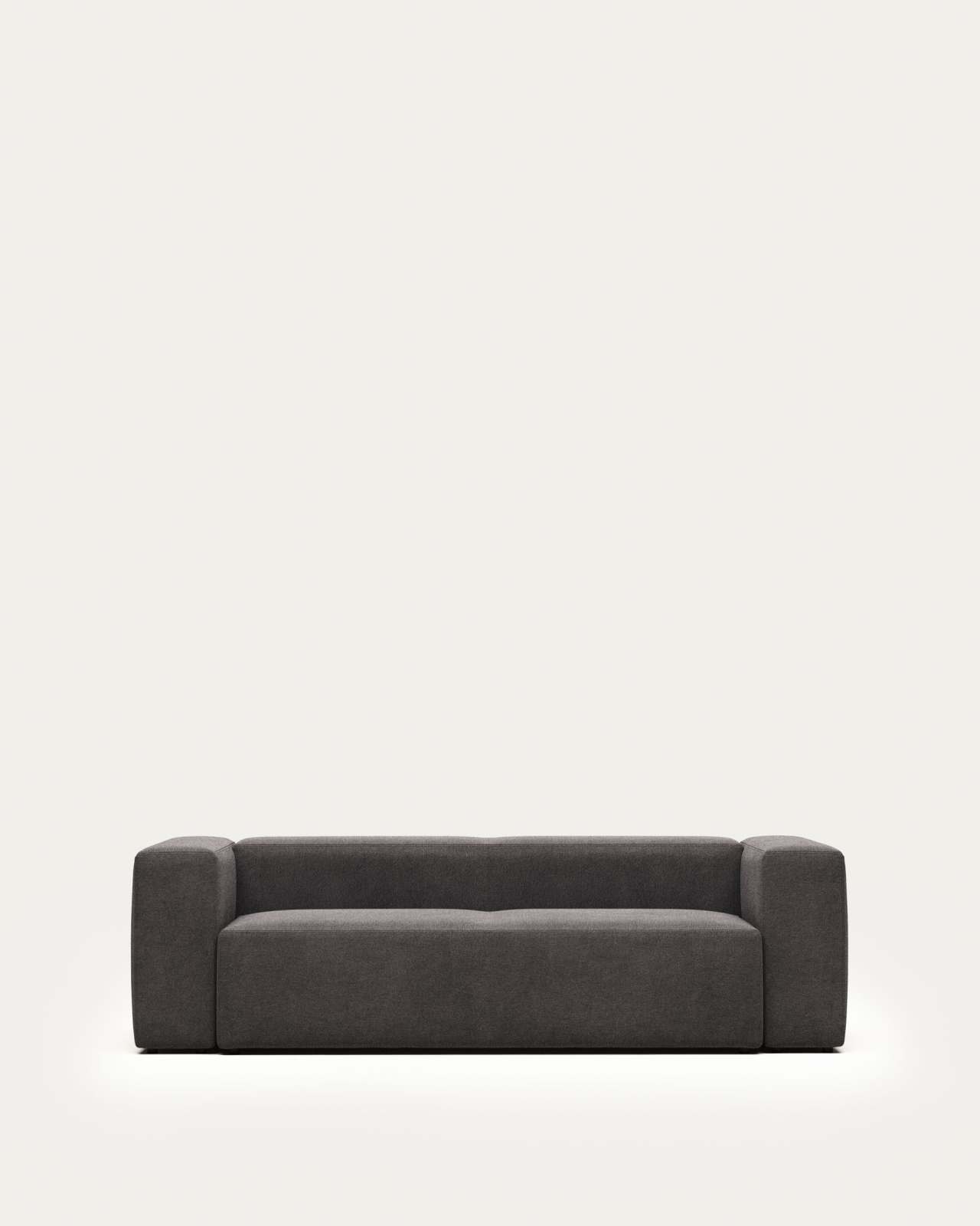 Blok 3 seater sofa in grey, 240 cm FR