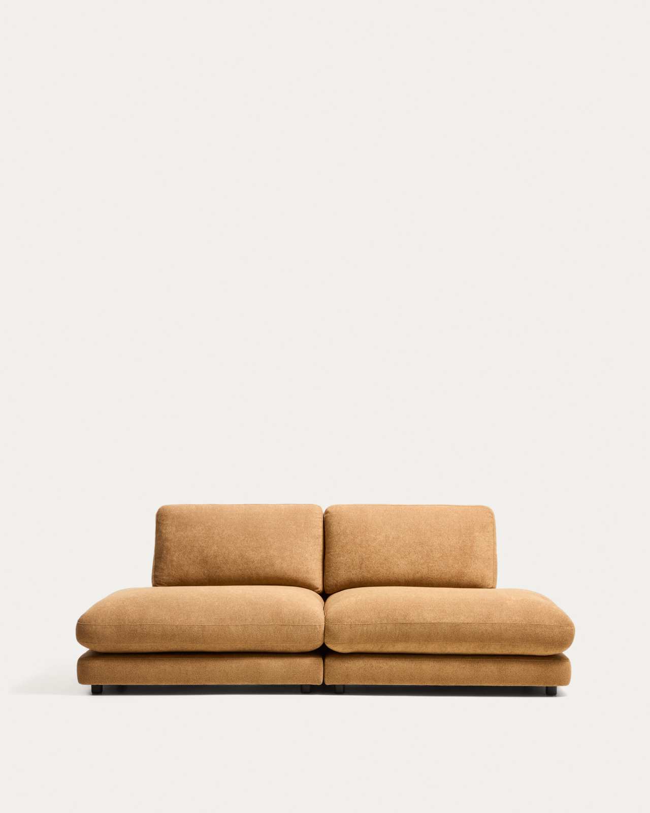 Gala 3-seater modular sofa in mustard micro bouclé FSC Mix Credit 240cm