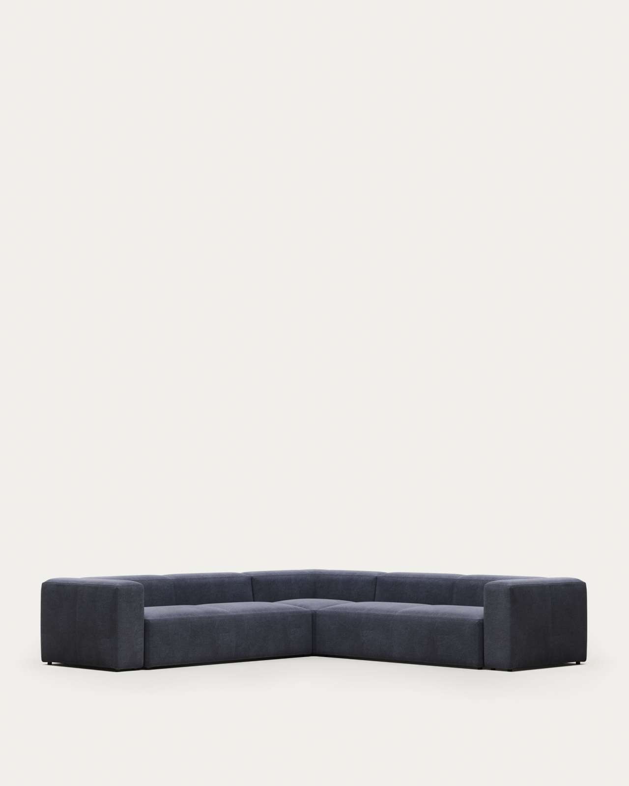 Blok 6 seater corner sofa in blue, 320 x 320 cm FR