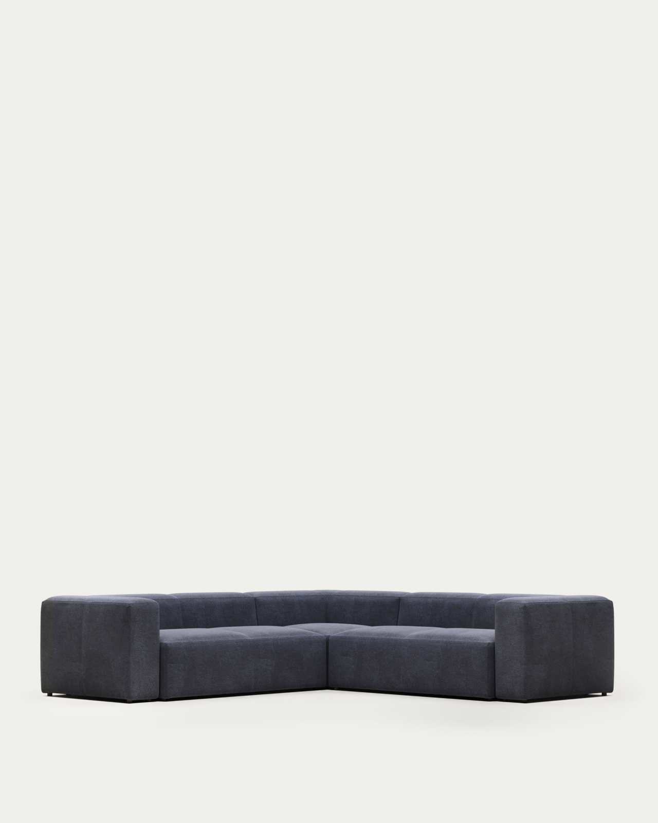 Blok 4 seater corner sofa in blue, 290 x 290 cm FR