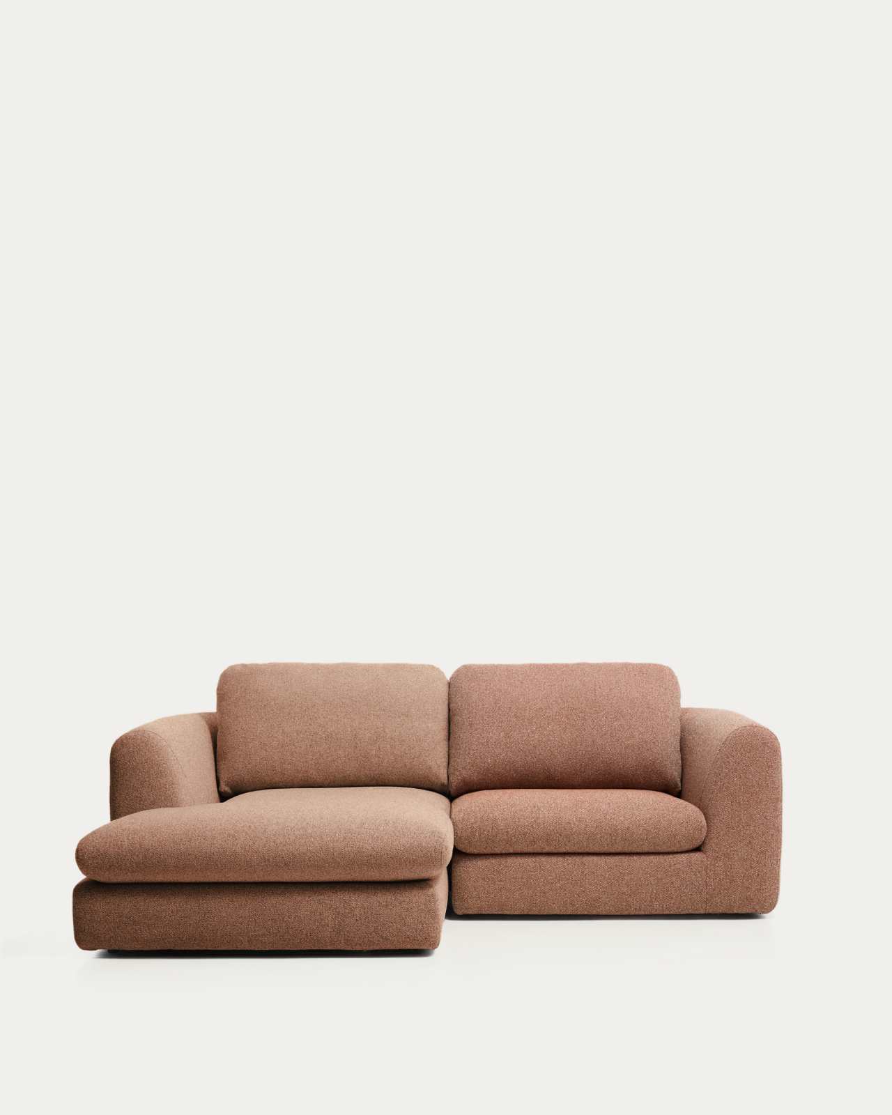 Vera terracotta 3-seater sofa with left chaise longue 232 cm FSC Mix Credit