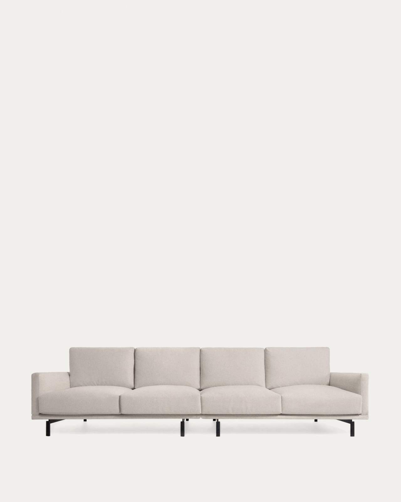 Galene 4 seater sofa in beige, 334 cm FSC Mix Credit