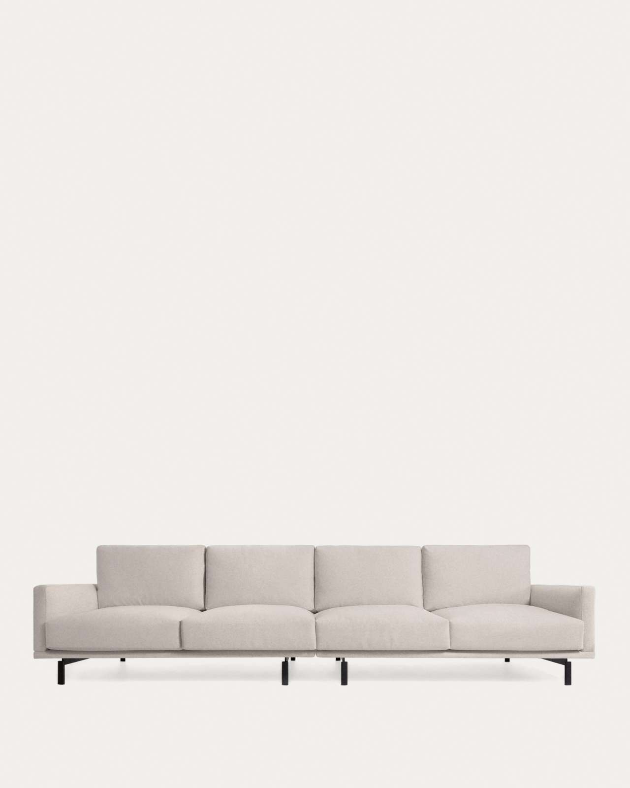 Galene 4 seater sofa in beige, 414 cm FSC Mix Credit