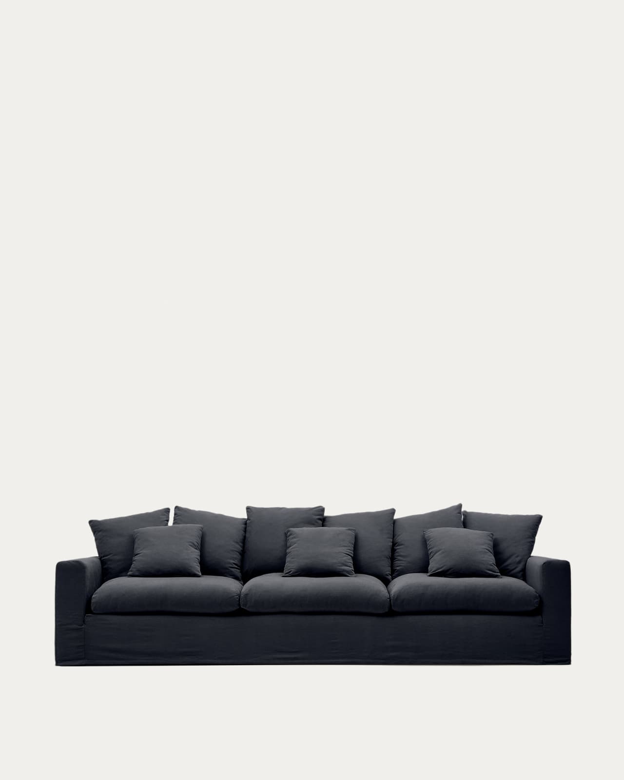 Nunubee Set Di 4 Federe Per Cuscino Quadrato 45x45 Cm - Simpatico Cartone Animato Acrobati, Tessuto In Lino, Decorazione Divano E Camera Letto