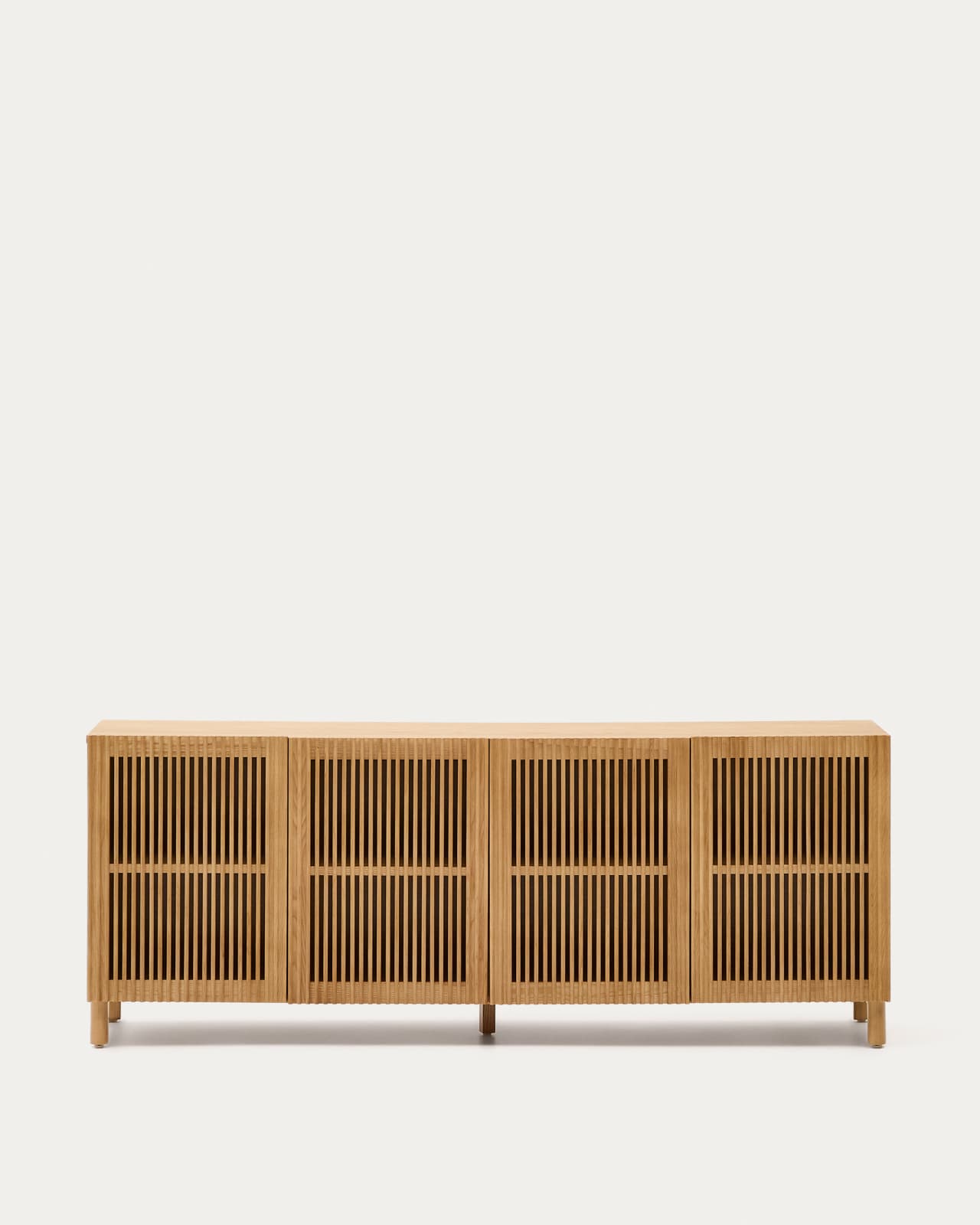 Beyla solid oak sideboard with oak veneer 180 x 71,5 cm FSC 100%.