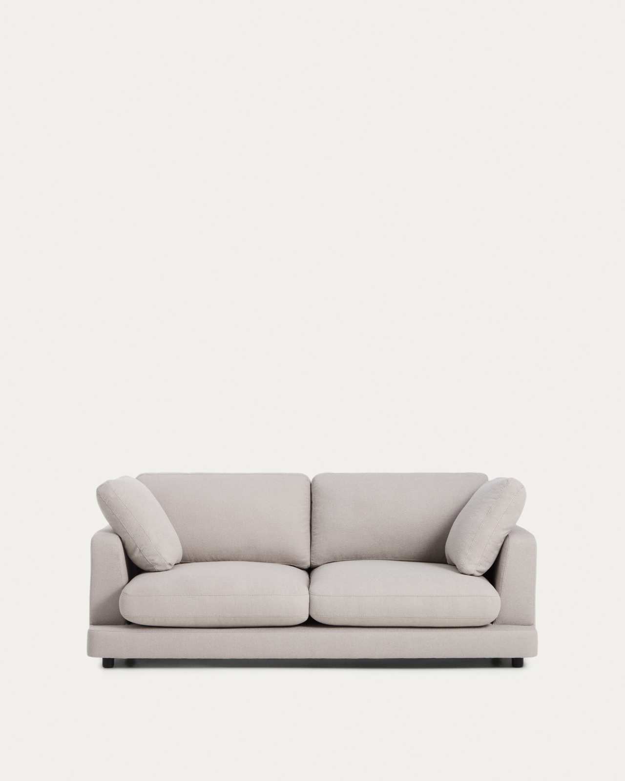 Gala 3-seater grey micro bouclé sofa FSC Mix Credit 210 cm