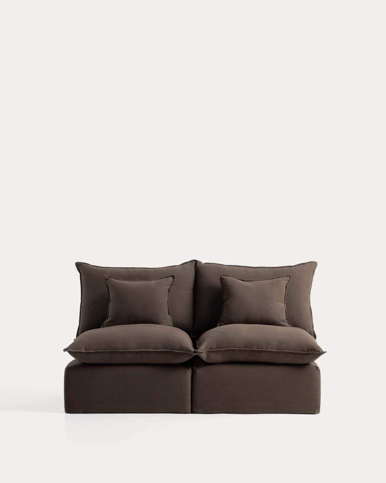 Sofà modular desenfundable Anarela 2 places de lli talp 180 cm FSC Mix Credit