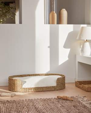 Duże łózko dla zwierząt Fliicker z naturalnych włókien Ø 80 x 45 cm