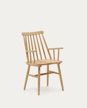Tressia chair natural with armrests