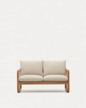 2θ καναπές Sacaleta, μασίφ ξύλο ευκαλύπτου 142 cm