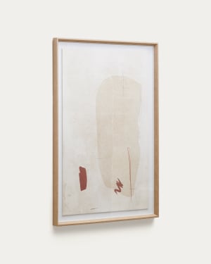 Sormi abstract beige painting 60 x 90 cm