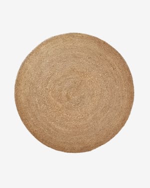 Doc runder Teppich 100% Jute natur Ø 150 cm