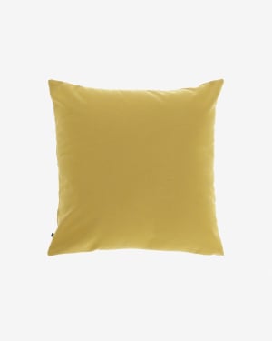 Mustard-yellow Nedra cushion cover 45 x 45 cm