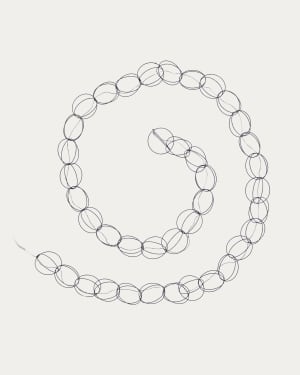 Girlanda Stelly metalowa czarna 1,9 m