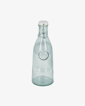 Tsiande clear glass bottle