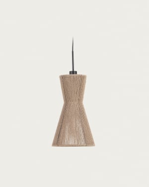 Crista jute light shade with natural finish Ø 24.5 cm
