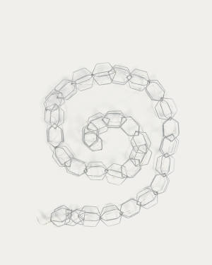 Girlanda świetlna Narel szary 1,9 m