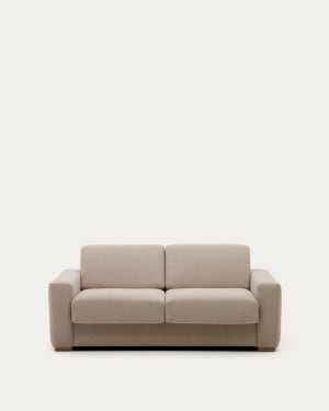 Anley 2-seater sofa bed in beige 204 cm FSC Mix Credit