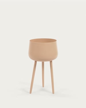 Apia beige metal plant pot stand Ø 15 cm