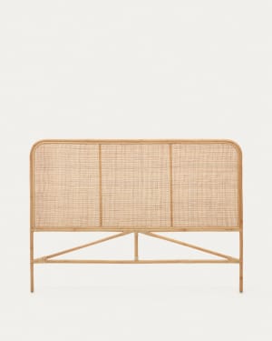 Κεφαλάρι Quiterie, rattan σε φυσικό φινίρισμα, 150/160εκ