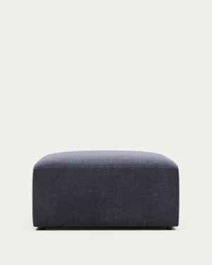 Blok footrest in blue, 90 x 70 cm FSC Mix Credit FR