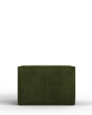 Blok sofa right armrest for seat with 70 cm depth green corduroy