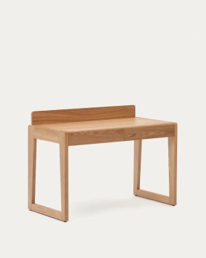 Arandu table in solid ash veneer and wood 120 x 60 cm