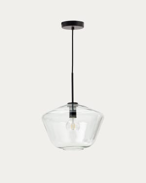 Mao glass ceiling lamp Ø 35 cm