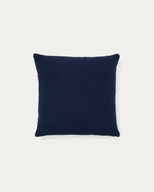 Minec blue, 100% cotton cushion cover, 45 x 45 cm