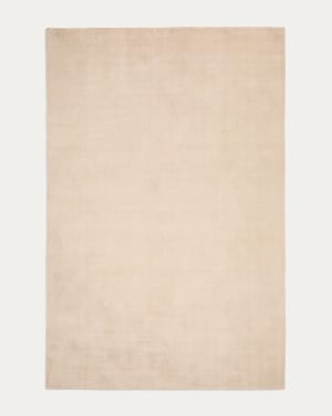 Empuries rug in white polyester, 200 x 300 cm