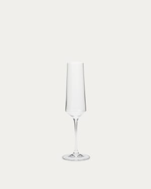 Coupe à champagne Kiro en verre transparent 21 cl