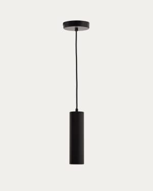 Andia aluminium ceiling lamp with black painted finish