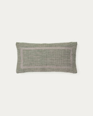 Cushion cover Narelle 100% PET green 30 x 50 cm