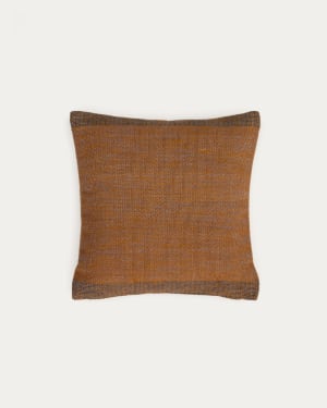 Cushion cover Delnar 100% PET light orange 45 x 45 cm