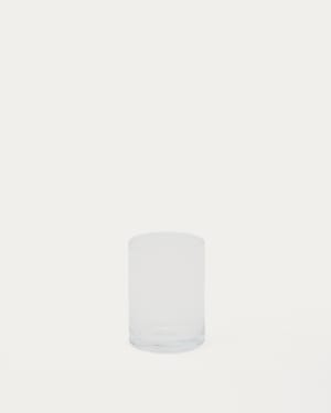 Arlem clear glass toothbrush holder