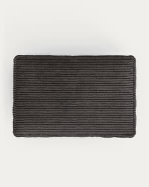 Blok cushion thick grey corduroy 40 x 60 cm