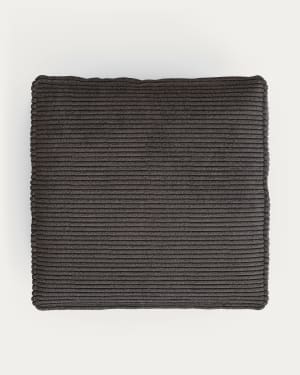 Blok cushion thick grey corduroy 60 x 60 cm