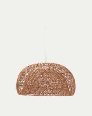 Isora rattan ceiling lamp shade with natural finish Ø60cm