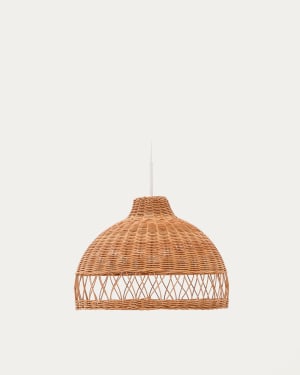 Loura rattan ceiling lamp shade with natural finish Ø40cm