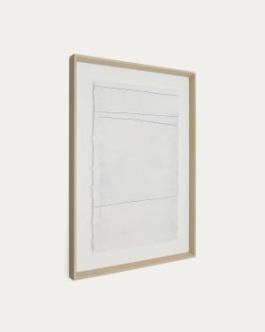 Durkan white picture on recycled paper 50 x 70cm