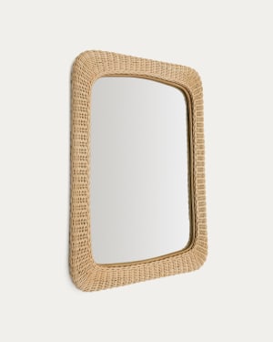 Zilna rattan mirror 58 x 79cm
