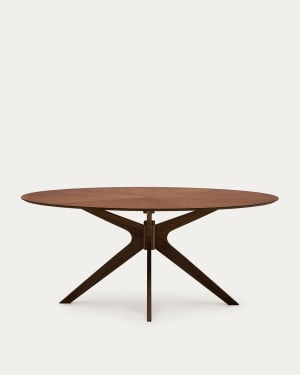 Naanim table in walnut veneer, 180 x 110 cm