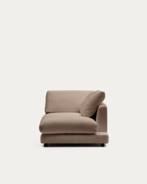 Gala Module Right Chaise Lounge Light Brown