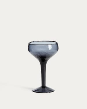Calice da vino Sileia in vetro riciclato blu
