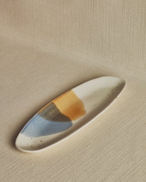 Multicoloured ceramic Miglo dish