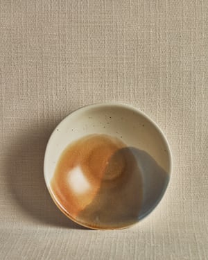 Large multicoloured ceramic Miglo bowl