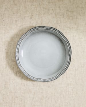 Blue ceramic Dovec dessert plate