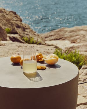 Garbet cement coffee table, Ø 60 cm